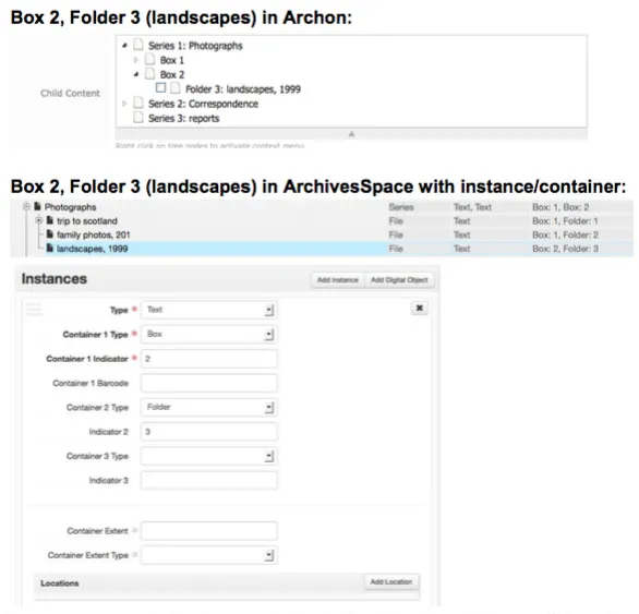 Archon container example